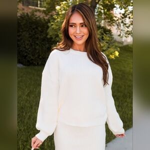 NWOT Mikarose Ribbed Sweater